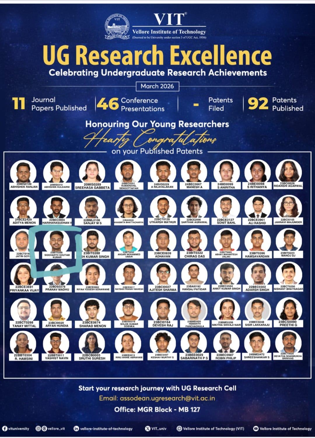 UG Achievement